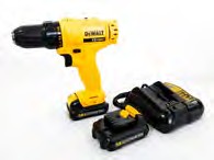 DW TALADRO INALAMB 10MM 3/8" DCD700C2 DEWALT
