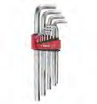 Jgo de llaves allen force 5137XL de 2-19mm de 13 pzas.