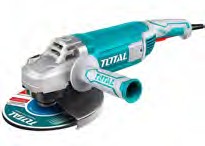 AMOLADORA ANGULAR INDUSTRIAL TOTAL 7 X 58 X 2400W8000RPM 11UNC