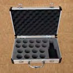 CAJA DE ALUM. PARA ORGANIZAR BOQUILLAS (COLLETS 18 COMPARTIMENTOS PARA BOQUILLAS)