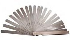 GALGA DE ESPESORES 618L DE 0.04-0.63MM. DE 20 HOJAS DE LARGO 150MM. FORCE