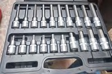 JGO DE DADOS ALLEN FORCE 4206 DE 5-19MM CORTO Y DE 5-17MM LARGO 20 PZS