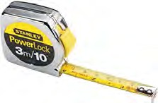 FLEXOMETRO POWERLOCK 3M 1/2# METALICO 33-231 STANLEY 4F40308