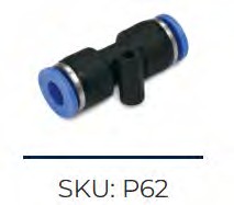 RACOR UNION P62 10MM * 10MM