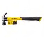 MARTILLO CON MANGO DE FIBRA DE VIDRIO / FORRADO / AISLADO / 20 ONZ STANLEY STHT51392-40