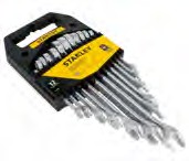 JGO 8 LLAVES MIXTAS 5/16", 3/8", 7/16", 1/2", 9/16", 5/8", 11/16", 3/4" RACK 88-854 STANLEY