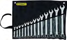 JGO. DE LLAVES MIXTAS DE 7 A 24MM. SET 7. 8. 9. 10. 11. 12. 13. 14. 15. 17. 19. 21. 22. 24 MM. STANLEY 86-081