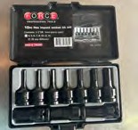 JGO DE DADOS ALLEN FORCE 41012 de 4-19MM IMPACTO MANDO DE 1/2" DE 10 PZS